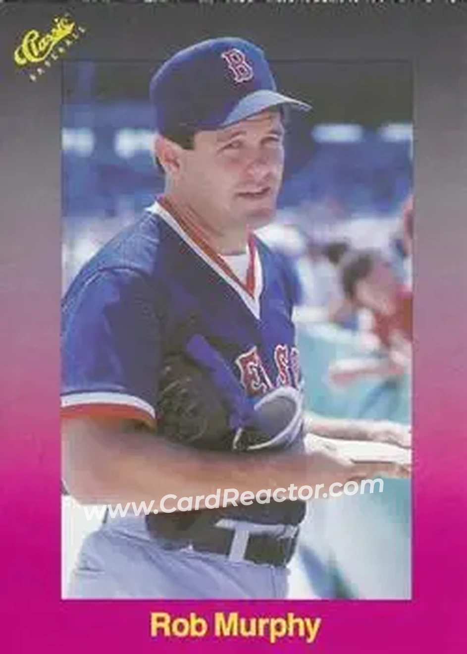 1989 Classic #183 - Rob Murphy - Boston Red Sox - Front 1989 Classic #183 - Rob Murphy - Boston Red Sox - Front