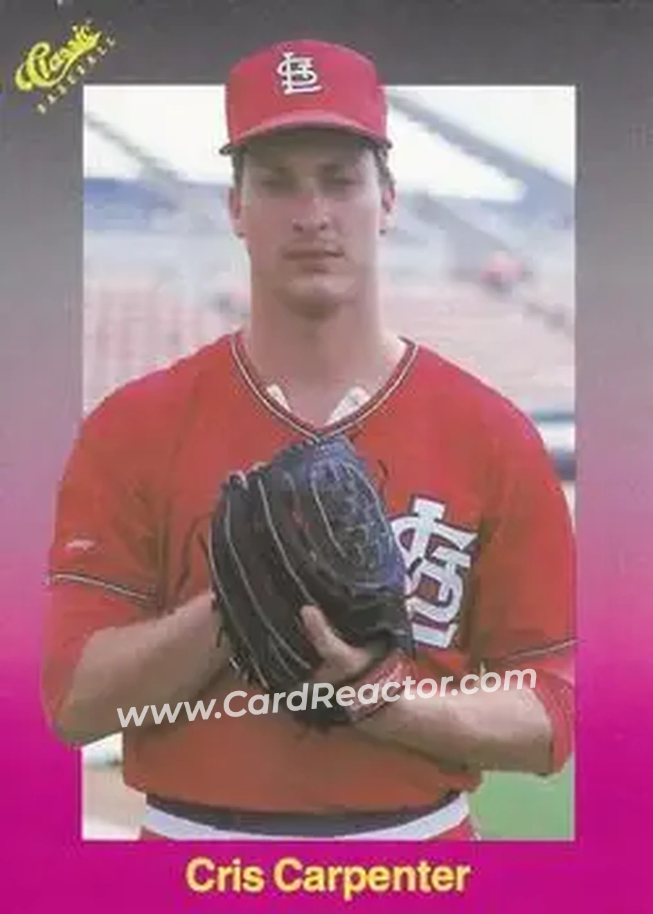 1989 Classic #185 - Cris Carpenter - St. Louis Cardinals - Front