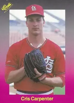 1989 Classic #185 - Cris Carpenter - St. Louis Cardinals