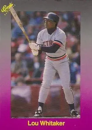1989 Classic #188 - Lou Whitaker - Detroit Tigers 1989 Classic #188 - Lou Whitaker - Detroit Tigers