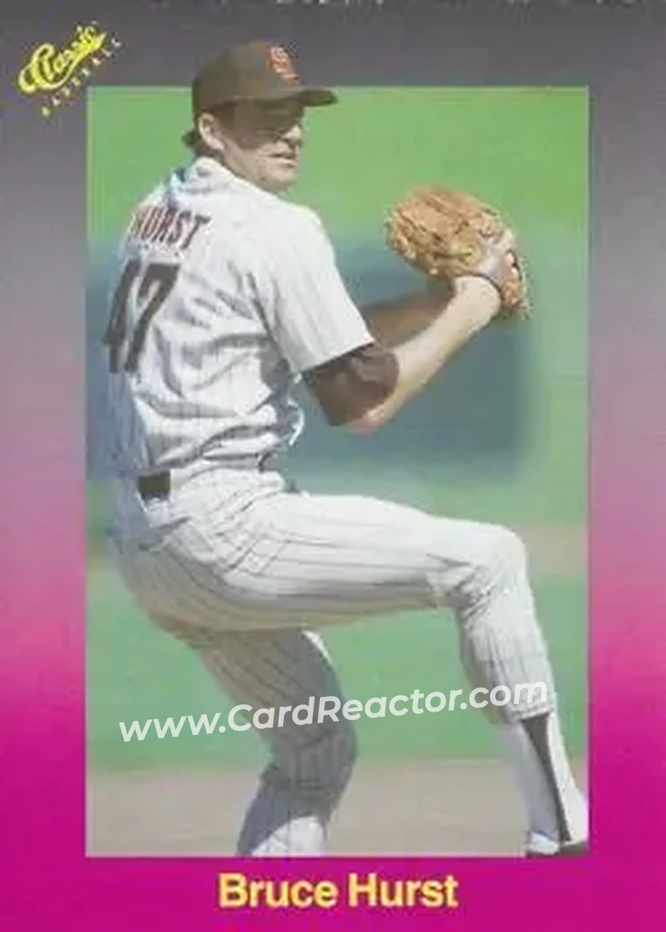 1989 Classic #194 - Bruce Hurst - San Diego Padres - Front