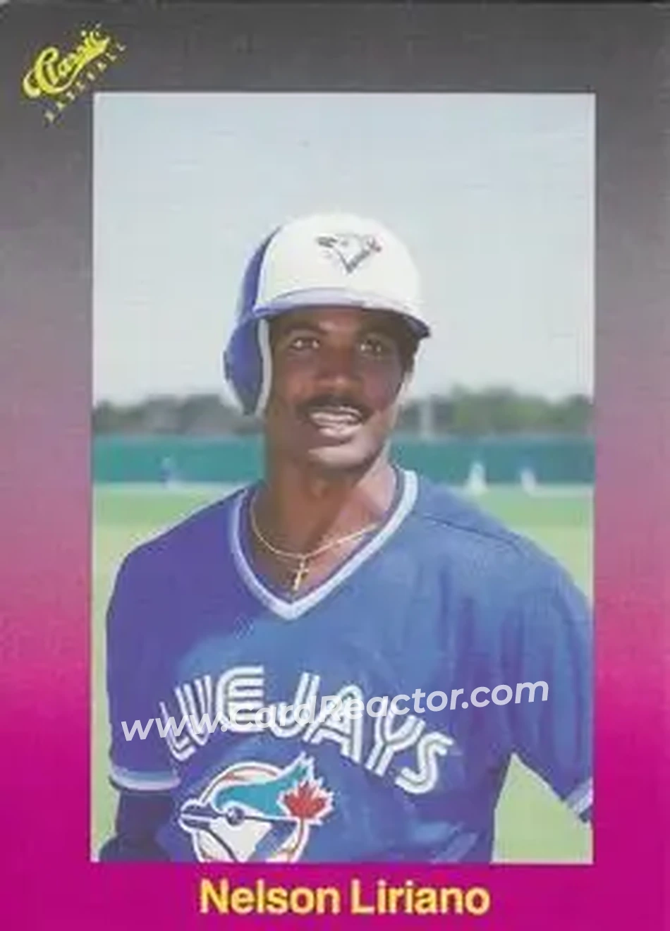 1989 Classic #196 - Nelson Liriano - Toronto Blue Jays