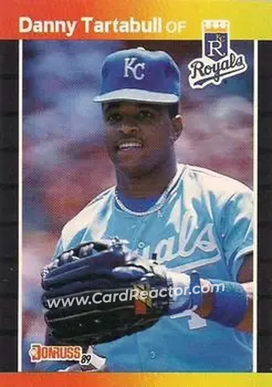1989 Donruss #61 - Danny Tartabull - Kansas City Royals - Front