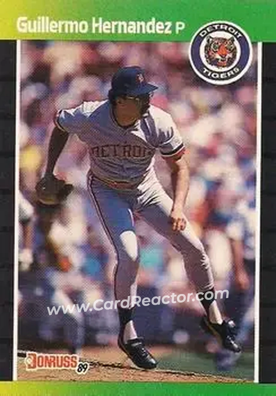 1989 Donruss #62 - Willie Hernandez - Detroit Tigers - Front