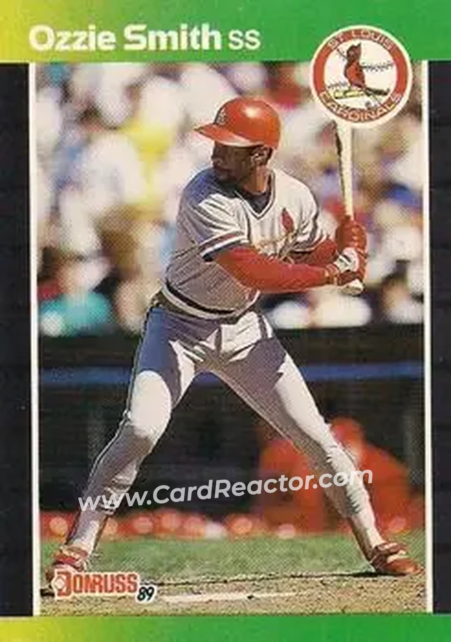 1989 Donruss #63 - Ozzie Smith - St. Louis Cardinals - Front