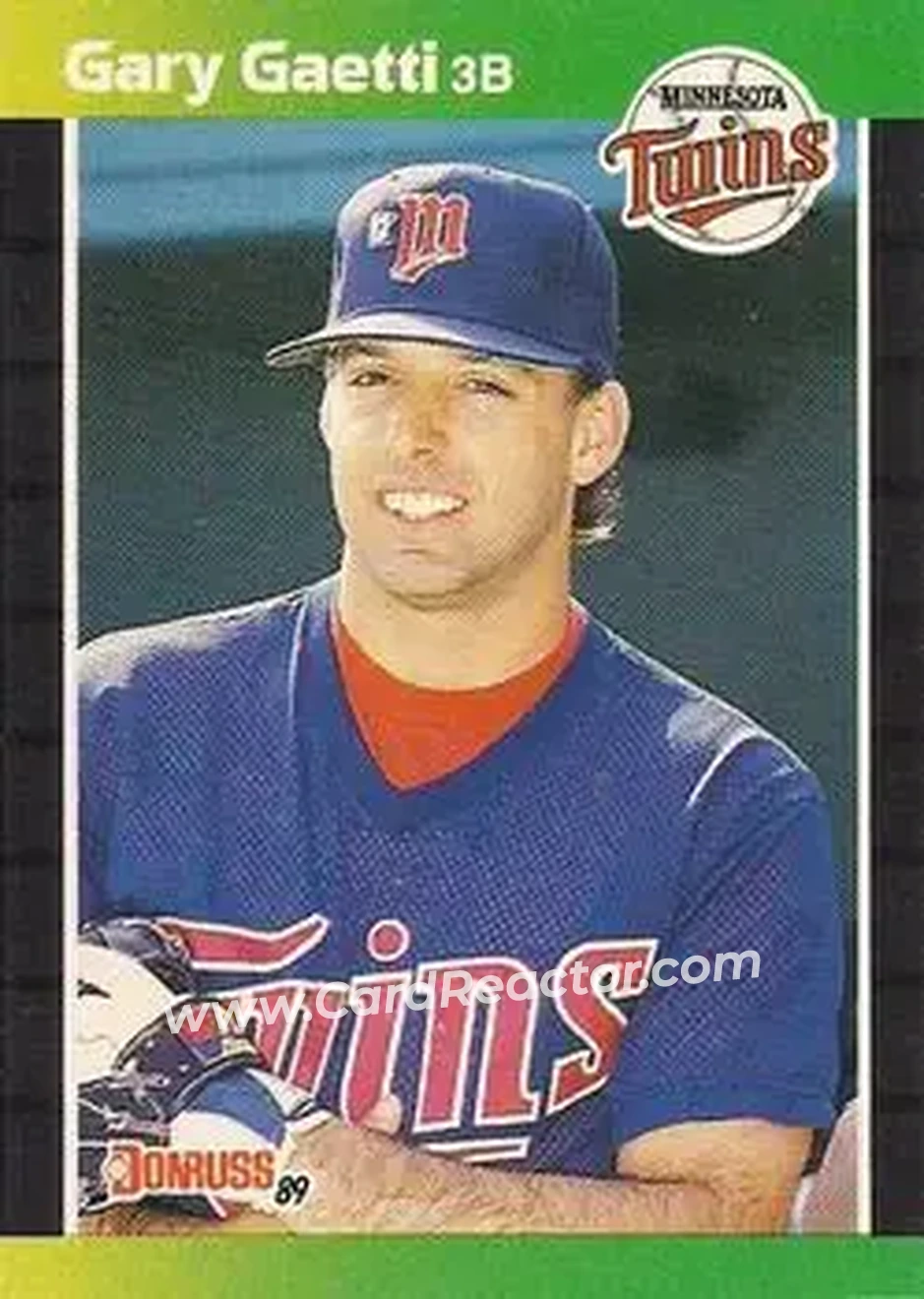 1989 Donruss #64 - Gary Gaetti - Minnesota Twins - Front