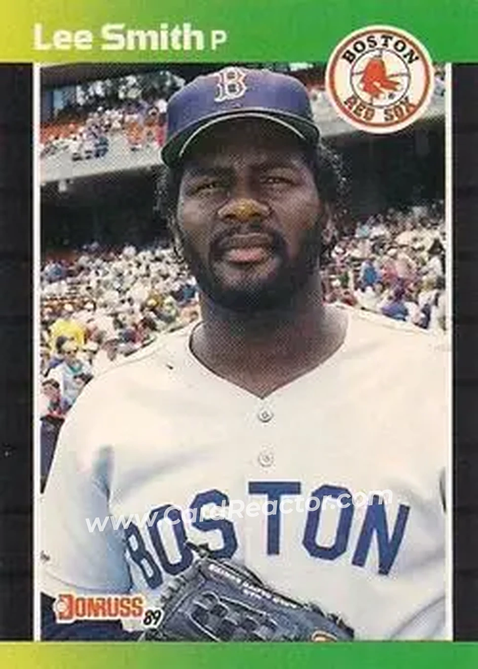 1989 Donruss #66 - Lee Smith - Boston Red Sox - Front