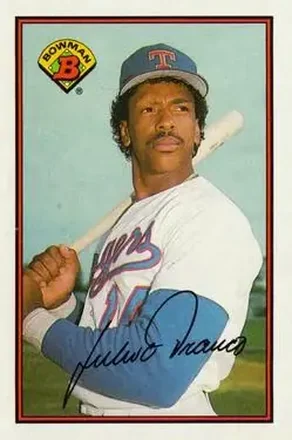 1989 Bowman #228 - Julio Franco - Texas Rangers 1989 Bowman #228 - Julio Franco - Texas Rangers