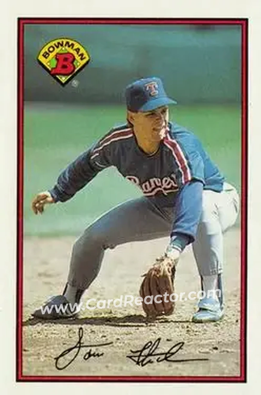 1989 Bowman #230 - Scott Fletcher - Texas Rangers - Front