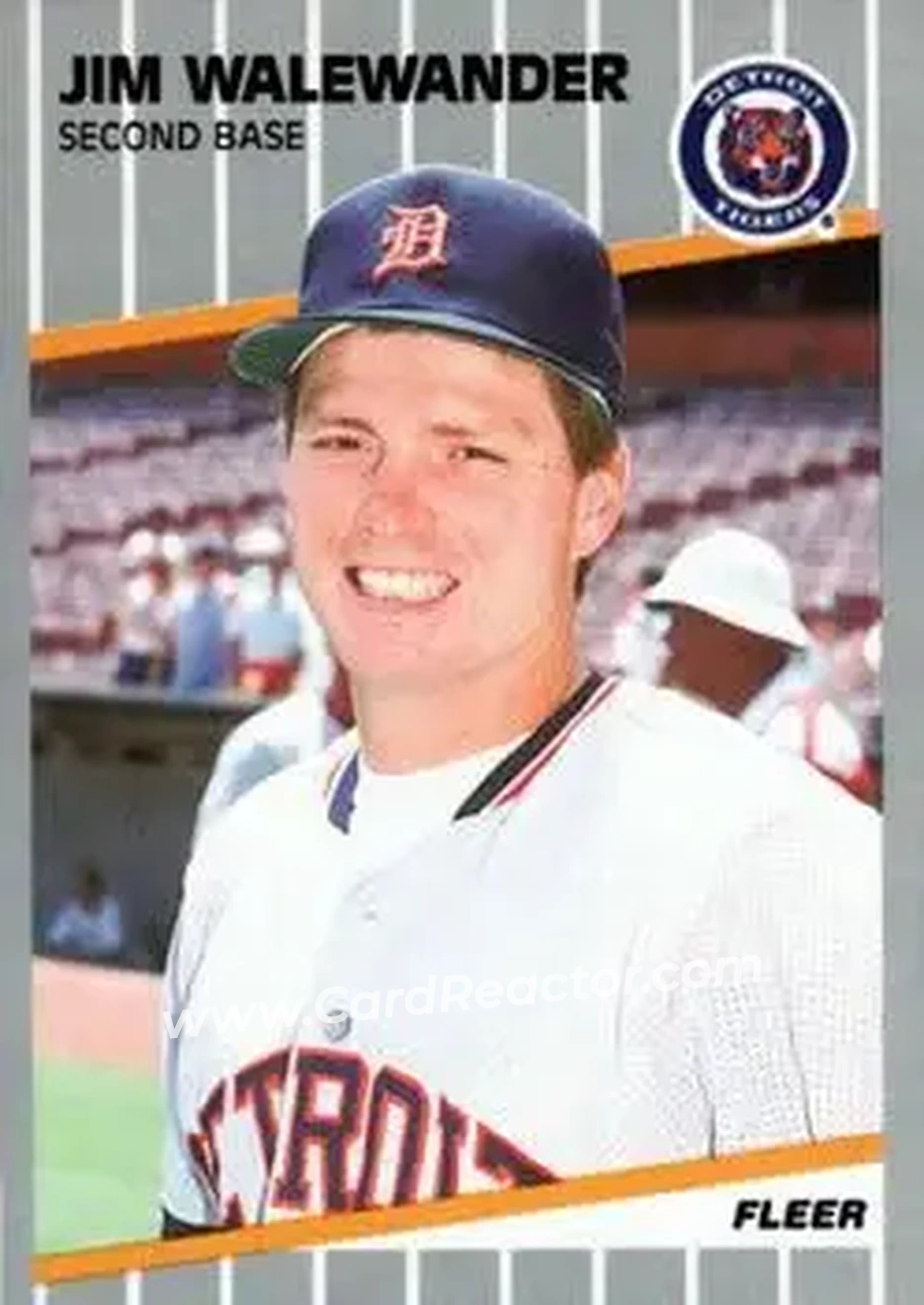 1989 Fleer #150 - Jim Walewander - Detroit Tigers - Front