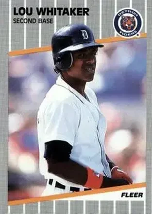 1989 Fleer #151 - Lou Whitaker - Detroit Tigers 1989 Fleer #151 - Lou Whitaker - Detroit Tigers