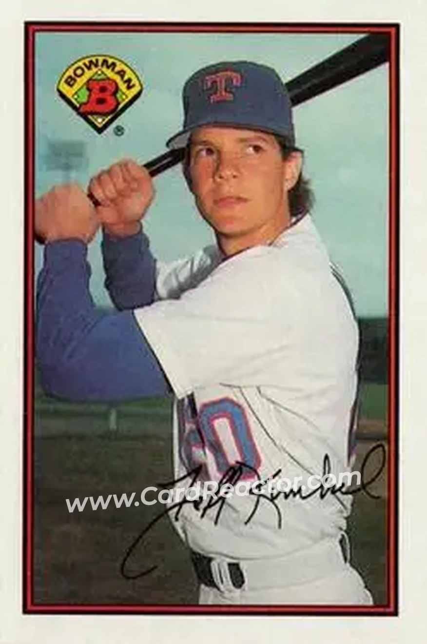 1989 Bowman #231 - Jeff Kunkel - Texas Rangers - Front