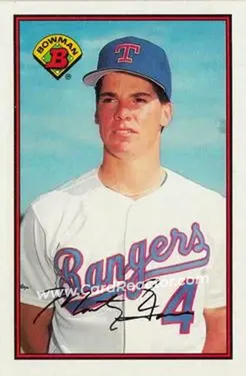 1989 Bowman #233 - Monty Fariss - Texas Rangers - Front