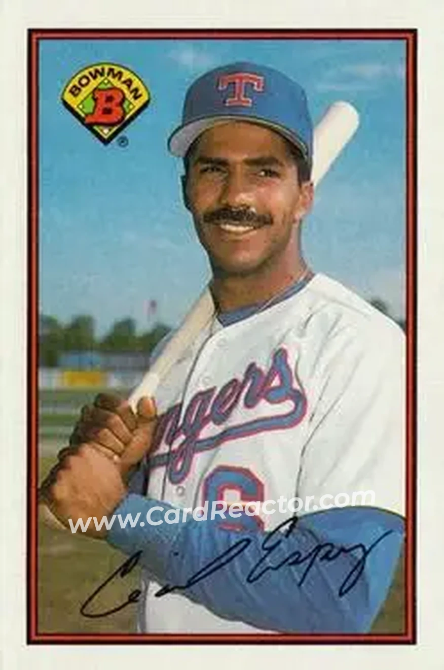 1989 Bowman #236 - Cecil Espy - Texas Rangers - Front