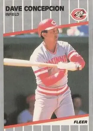 1989 Fleer #156 - Dave Concepcion - Cincinnati Reds