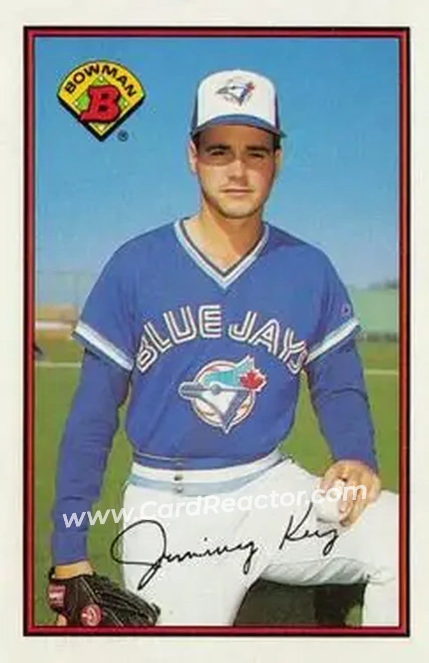 1989 Bowman #243 - Jimmy Key - Toronto Blue Jays - Front