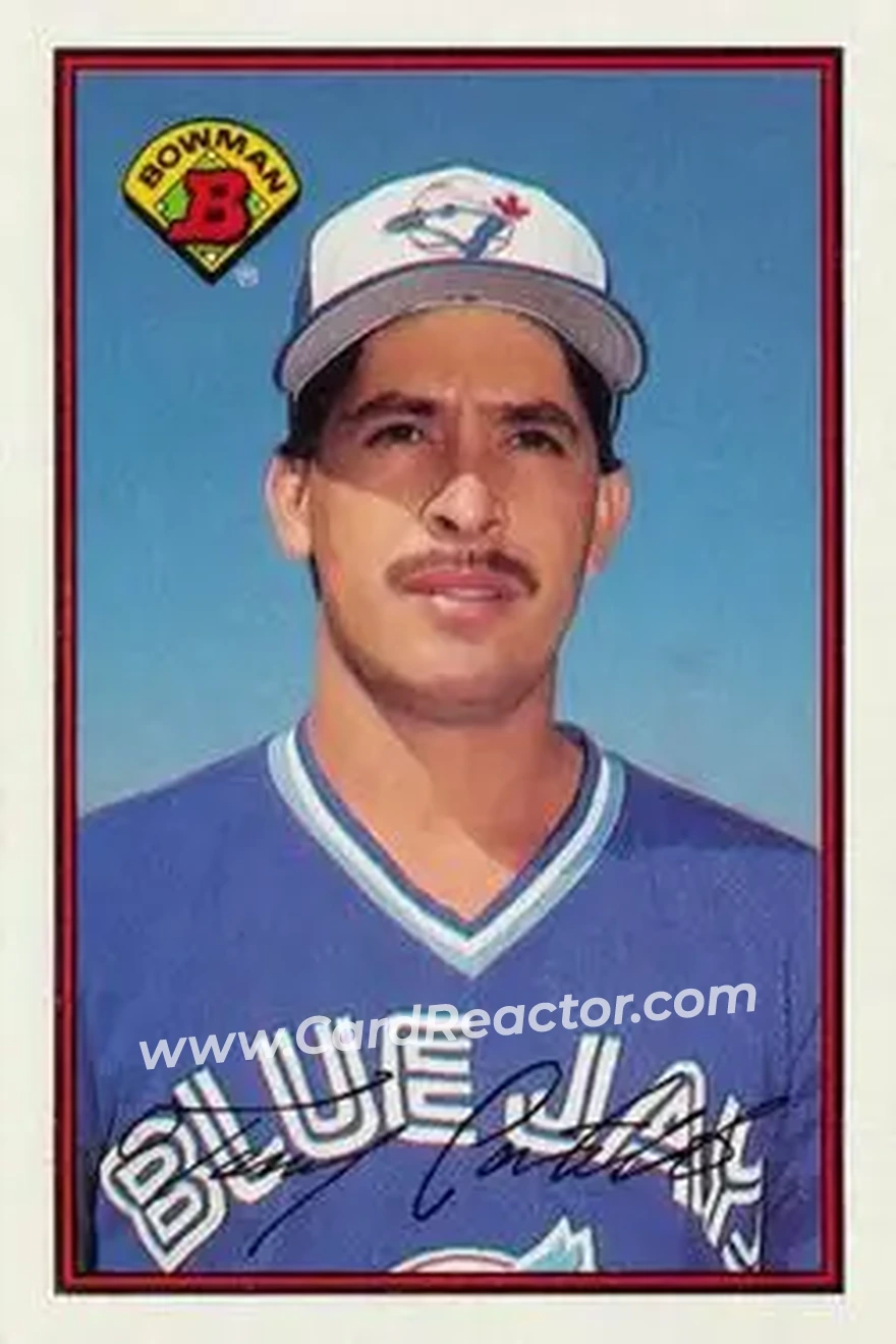 1989 Bowman #244 - Tony Castillo - Toronto Blue Jays - Front 1989 Bowman #244 - Tony Castillo - Toronto Blue Jays - Front