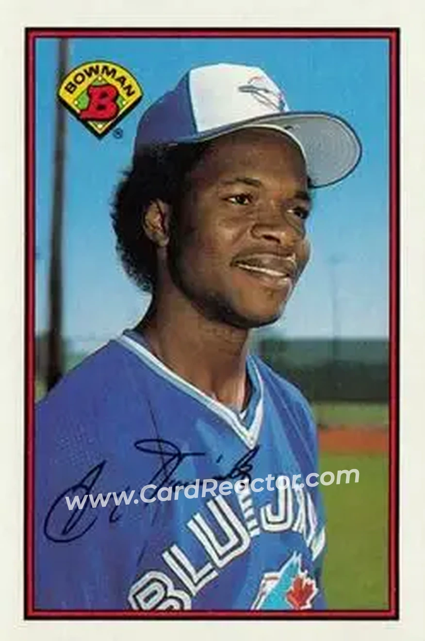 1989 Bowman #254 - Tony Fernandez - Toronto Blue Jays - Front 1989 Bowman #254 - Tony Fernandez - Toronto Blue Jays - Front