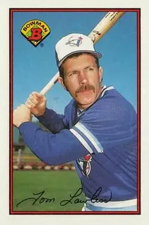 1989 Bowman #255 - Tom Lawless - Toronto Blue Jays 1989 Bowman #255 - Tom Lawless - Toronto Blue Jays