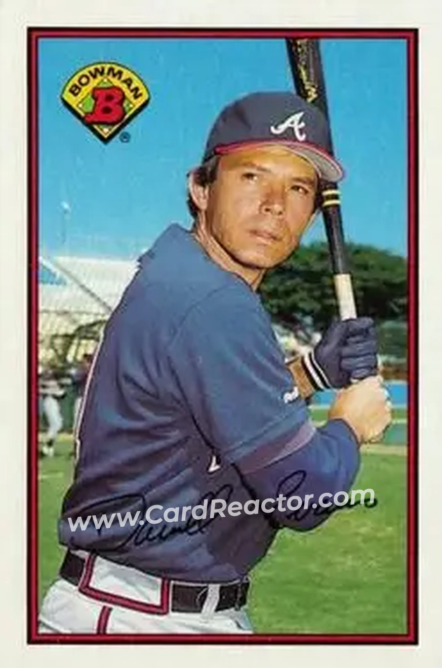 1989 Bowman #275 - Darrell Evans - Atlanta Braves - Front