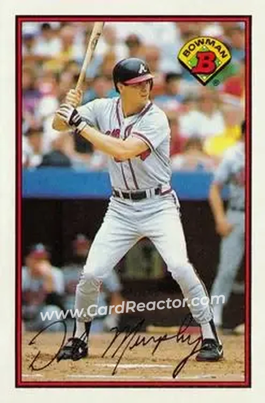 1989 Bowman #276 - Dale Murphy - Atlanta Braves - Front