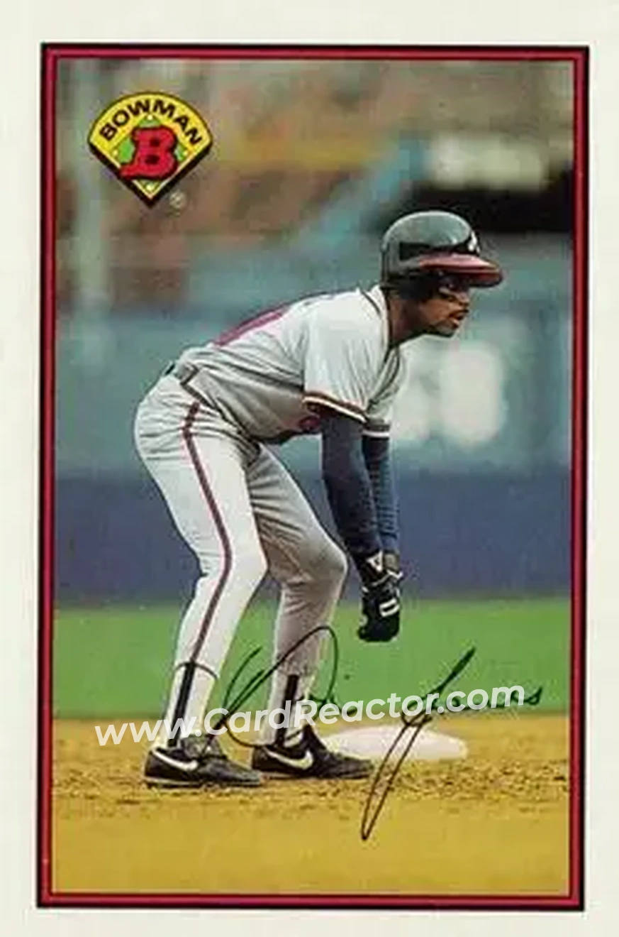 1989 Bowman #277 - Dion James - Atlanta Braves - Front