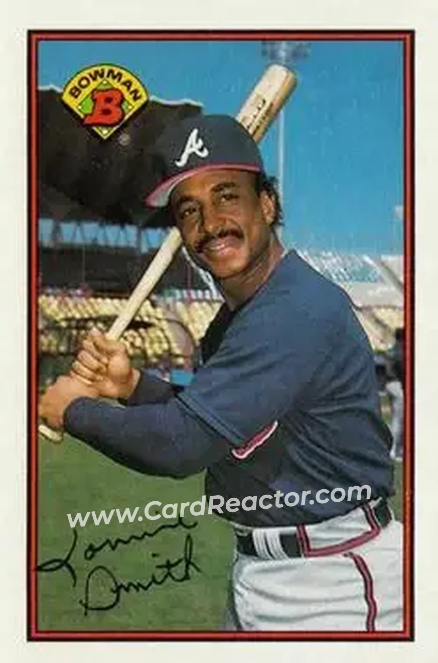 1989 Bowman #278 - Lonnie Smith - Atlanta Braves - Front