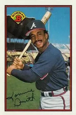 1989 Bowman #278 - Lonnie Smith - Atlanta Braves