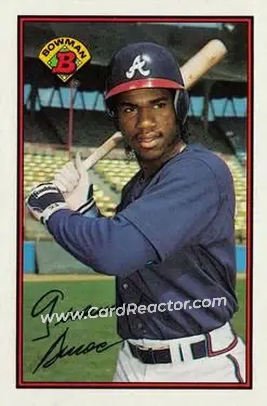 1989 Bowman #279 - Geronimo Berroa - Atlanta Braves - Front