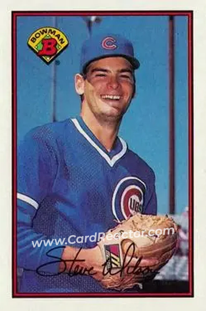 1989 Bowman #280 - Steve Wilson - Chicago Cubs - Front 1989 Bowman #280 - Steve Wilson - Chicago Cubs - Front