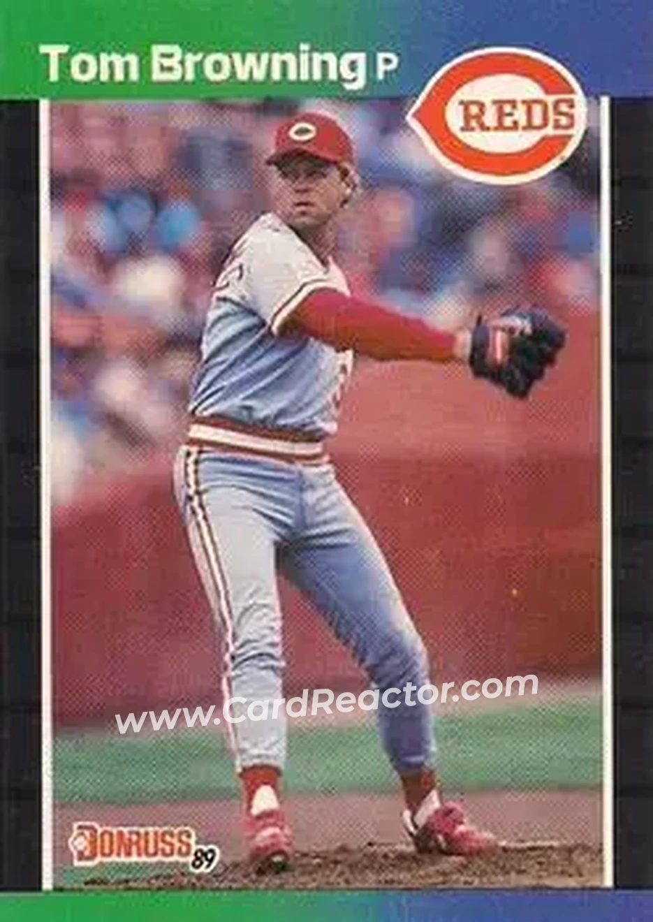 1989 Donruss #71 - Tom Browning - Cincinnati Reds - Front 1989 Donruss #71 - Tom Browning - Cincinnati Reds - Front