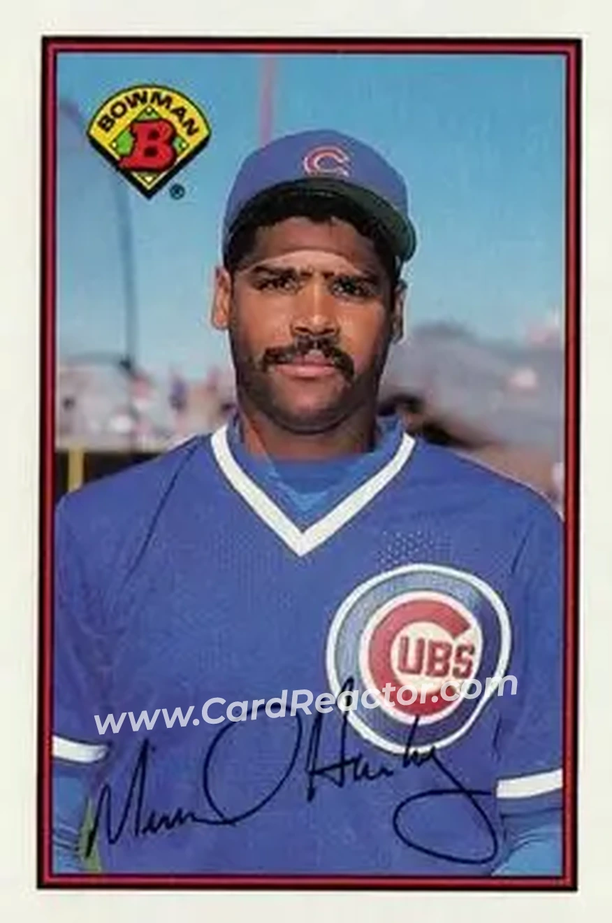 1989 Bowman #286 - Mike Harkey - Chicago Cubs - Front