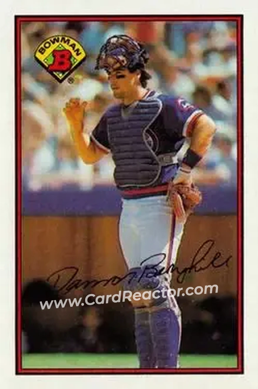 1989 Bowman #288 - Damon Berryhill - Chicago Cubs - Front