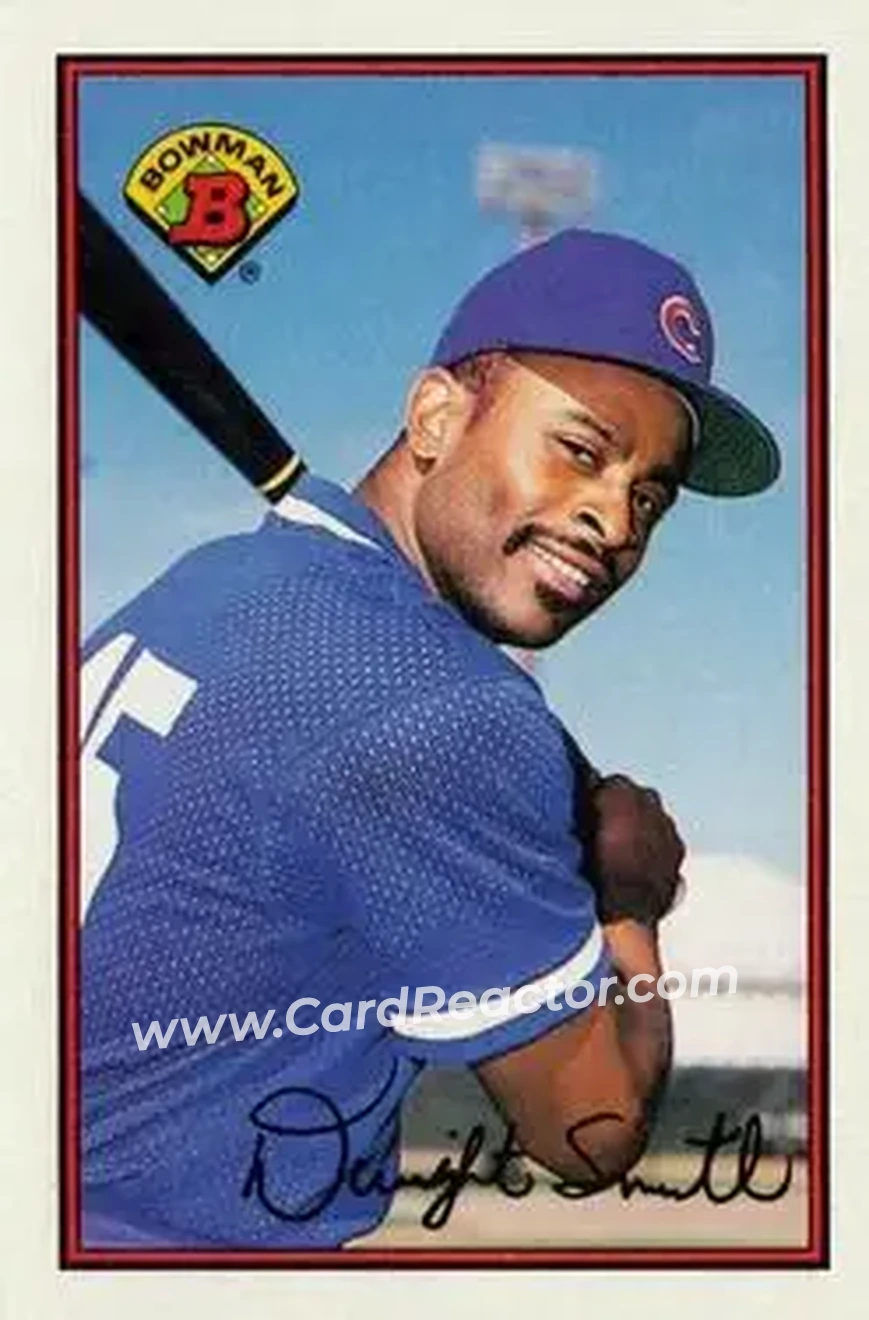 1989 Bowman #297 - Dwight Smith - Chicago Cubs - Front