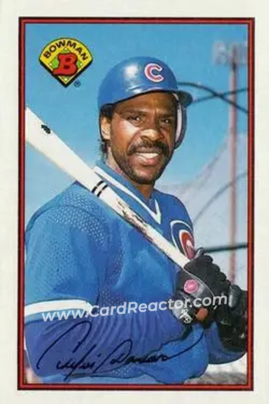 1989 Bowman #298 - Andre Dawson - Chicago Cubs - Front