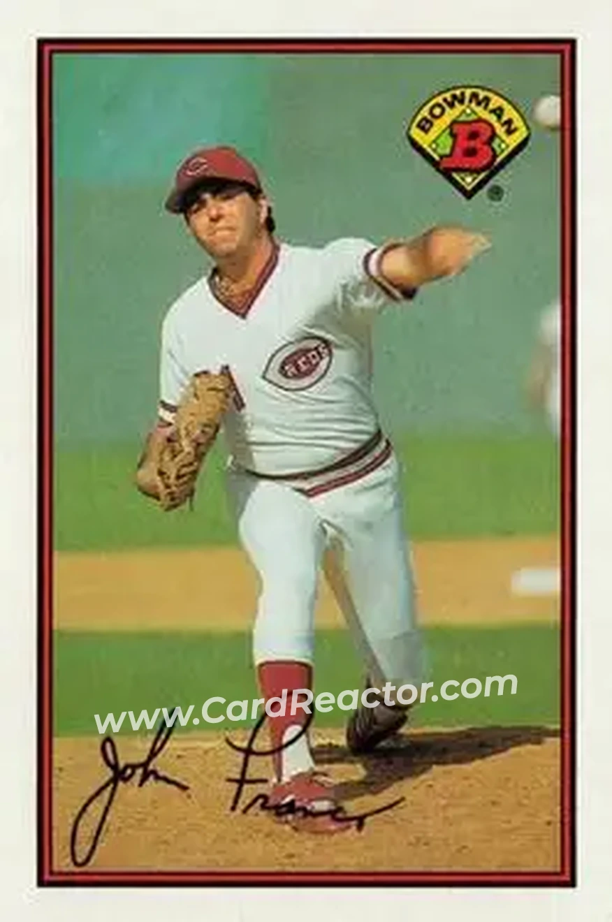 1989 Bowman #301 - John Franco - Cincinnati Reds - Front 1989 Bowman #301 - John Franco - Cincinnati Reds - Front