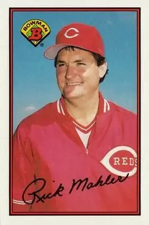 1989 Bowman #302 - Rick Mahler - Cincinnati Reds 1989 Bowman #302 - Rick Mahler - Cincinnati Reds