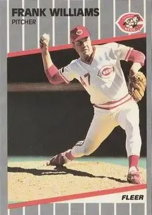 1989 Fleer #174 - Frank Williams - Cincinnati Reds