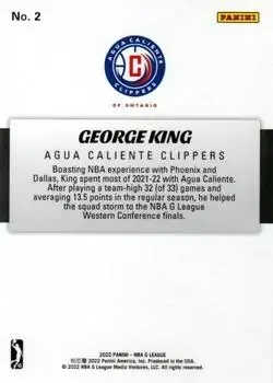 Back of George King