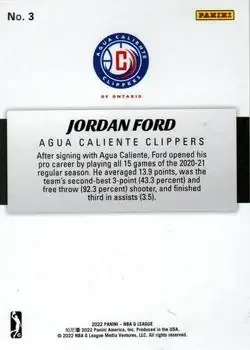 Back of Jordan Ford