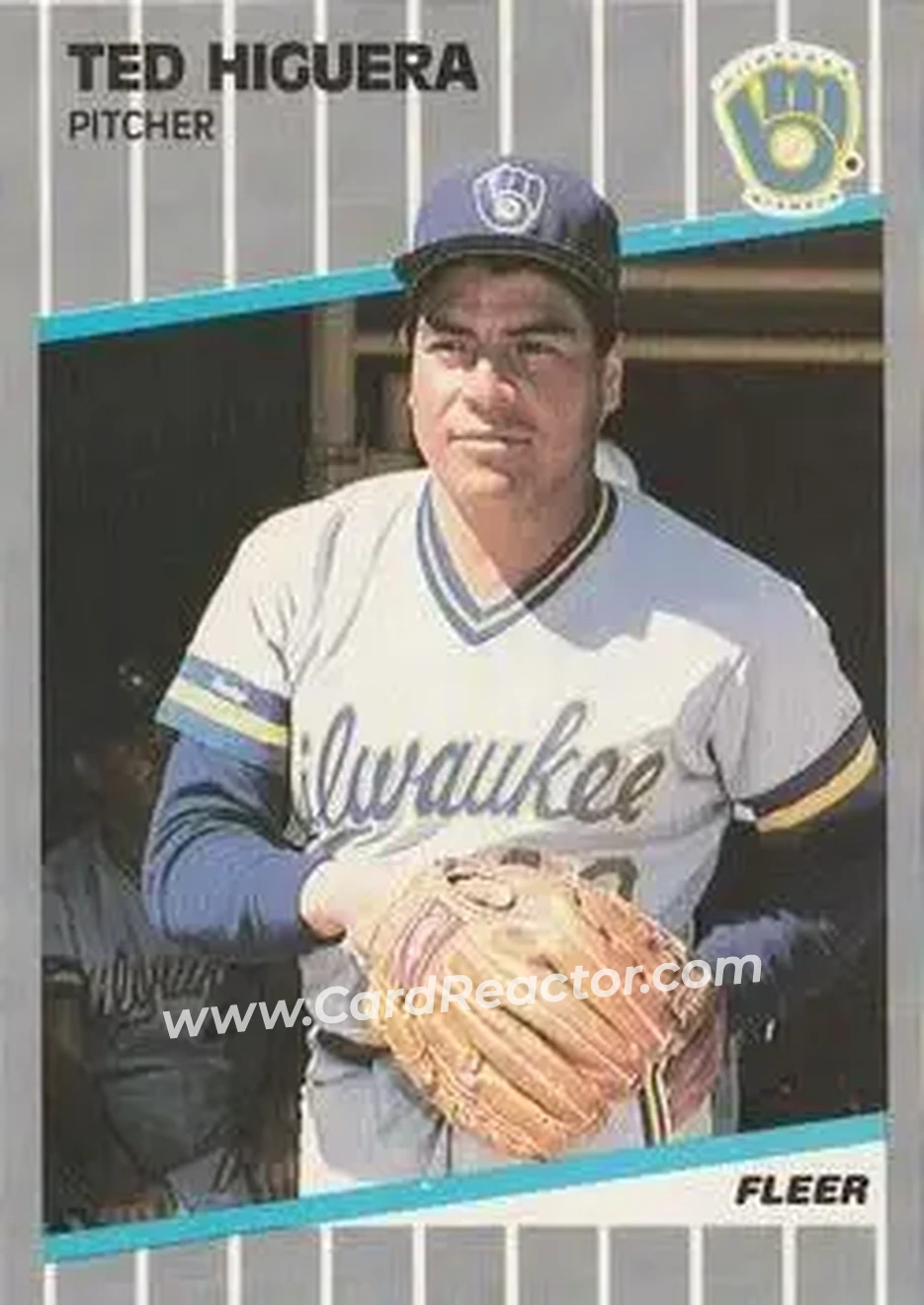 1989 Fleer #188 - Teddy Higuera - Milwaukee Brewers - Front 1989 Fleer #188 - Teddy Higuera - Milwaukee Brewers - Front