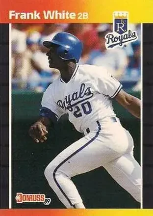 1989 Donruss #85 - Frank White - Kansas City Royals