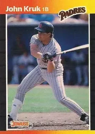 1989 Donruss #86 - John Kruk - San Diego Padres