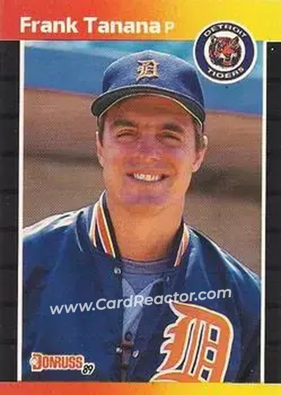 1989 Donruss #90 - Frank Tanana - Detroit Tigers - Front
