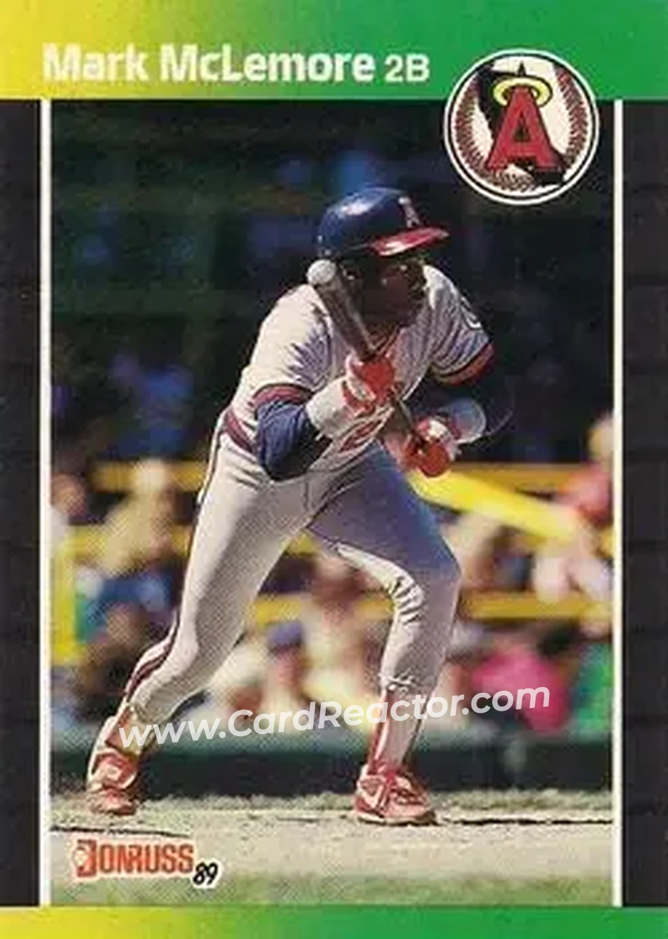 1989 Donruss #94 - Mark McLemore - California Angels - Front 1989 Donruss #94 - Mark McLemore - California Angels - Front