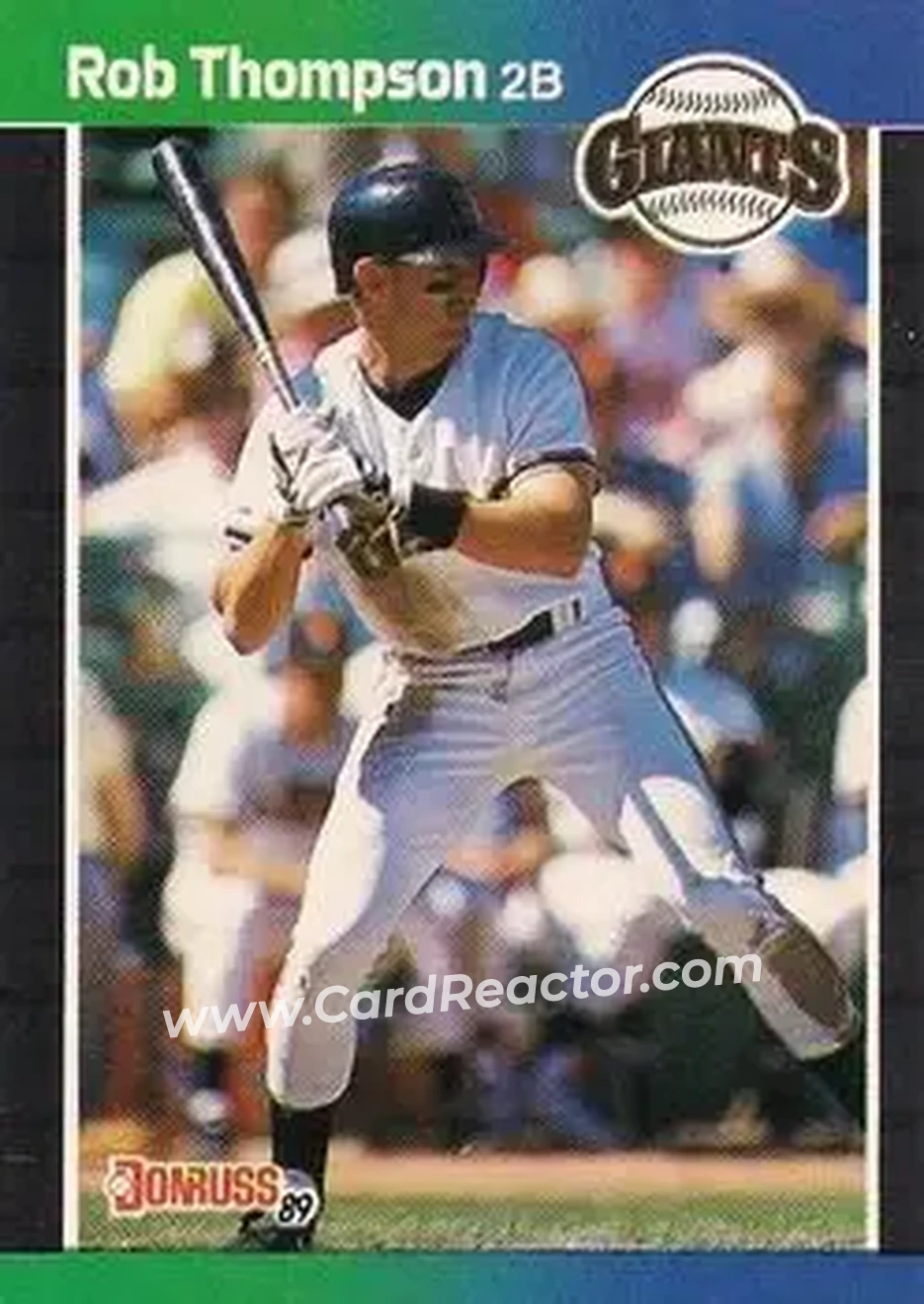 1989 Donruss #98 - Robby Thompson - San Francisco Giants