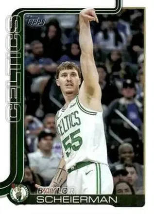 2025-26 Topps #5 - Baylor Scheierman - Boston Celtics