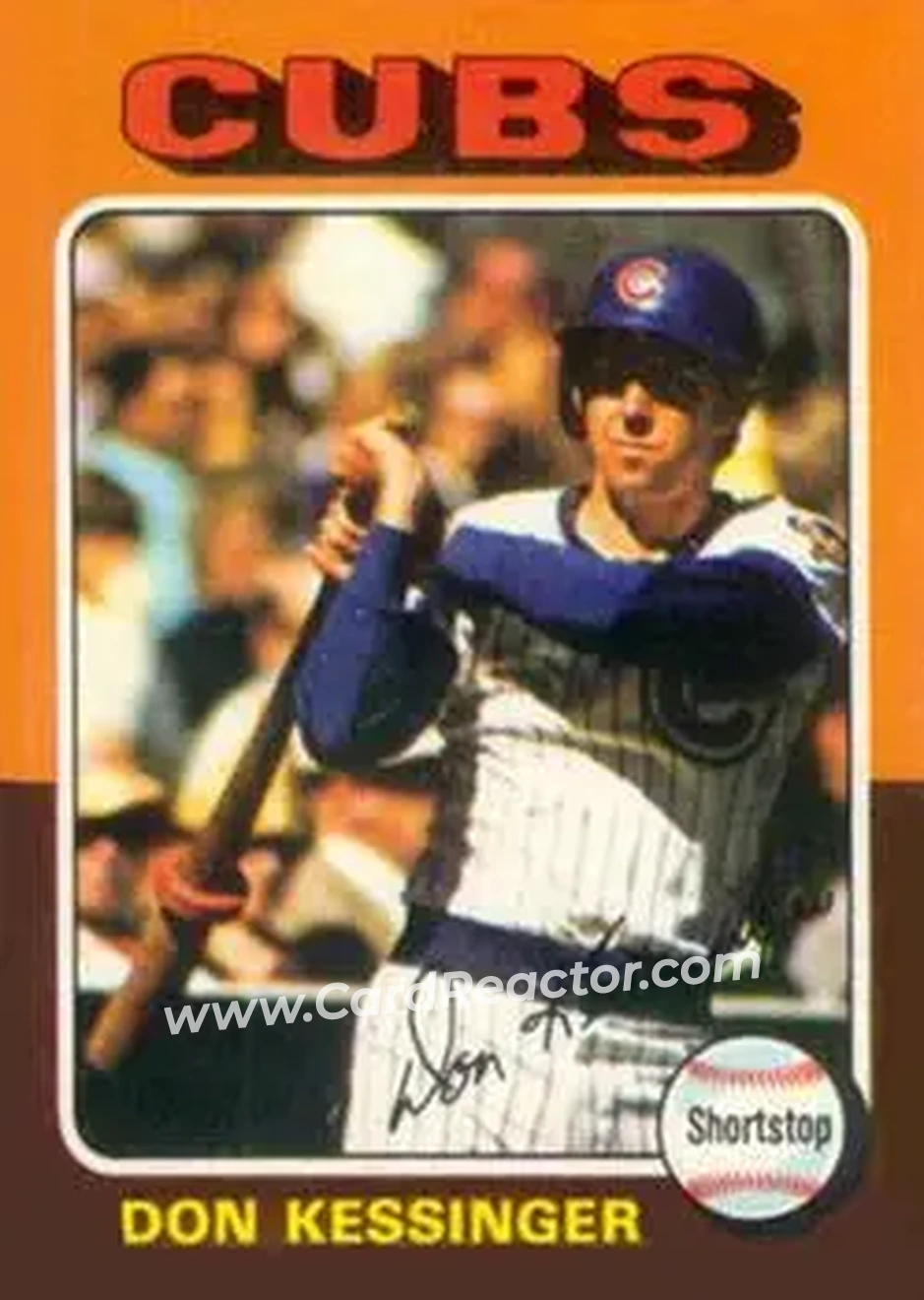 1975 Topps #315 - Don Kessinger - Chicago Cubs - Front 1975 Topps #315 - Don Kessinger - Chicago Cubs - Front
