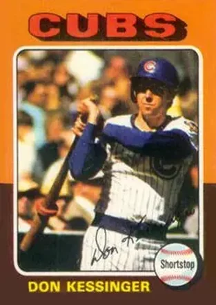 1975 Topps #315 - Don Kessinger - Chicago Cubs