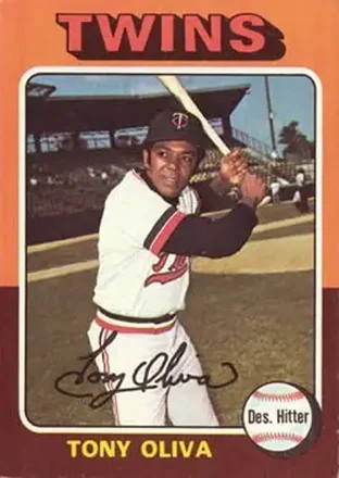 1975 Topps #325 - Tony Oliva - Minnesota Twins